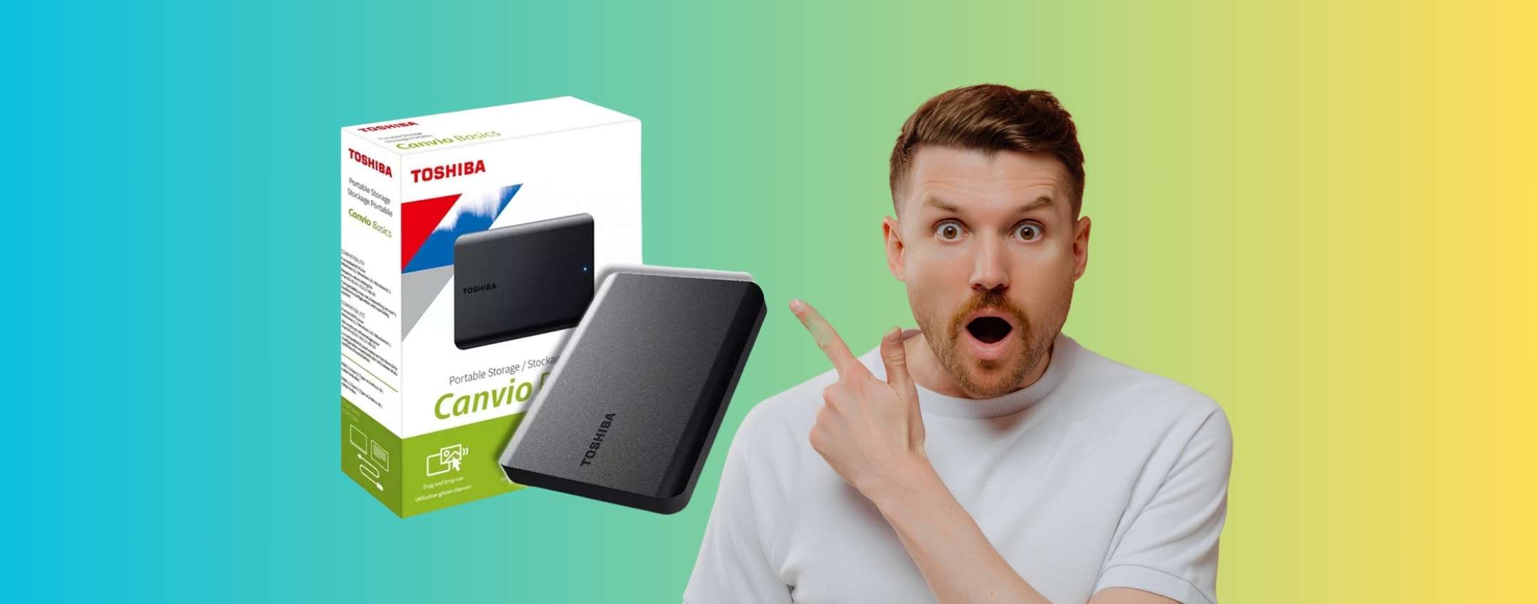 Toshiba Canvio Basics da 4TB: un Hard Disk portatile più ECONOMICO non esiste
