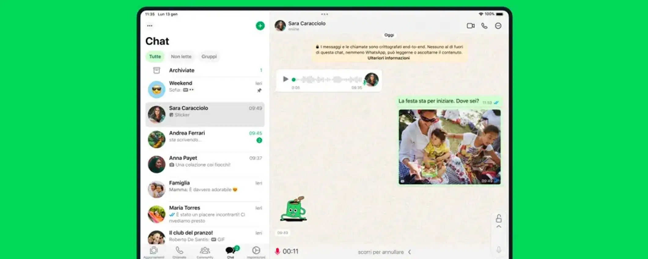 WhatsApp per iPad è UFFICIALE: già disponibile al download sull'App Store WhatsApp per iPad è UFFICIALE: già disponibile al download sull'App Store