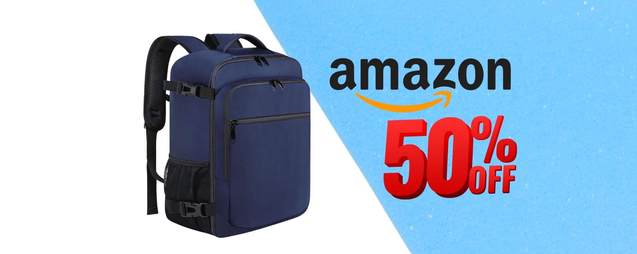 Zaino da viaggio per volare con tranquillità senza costi folli ora a soli 24€ Zaino da viaggio per volare con tranquillità senza costi folli ora a soli 24€