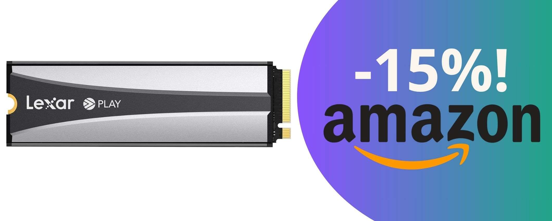 SSD per la tua PS5 ad un prezzo da urlo e con prestazioni top: approfittane ora! SSD per la tua PS5 ad un prezzo da urlo e con prestazioni top: approfittane ora!
