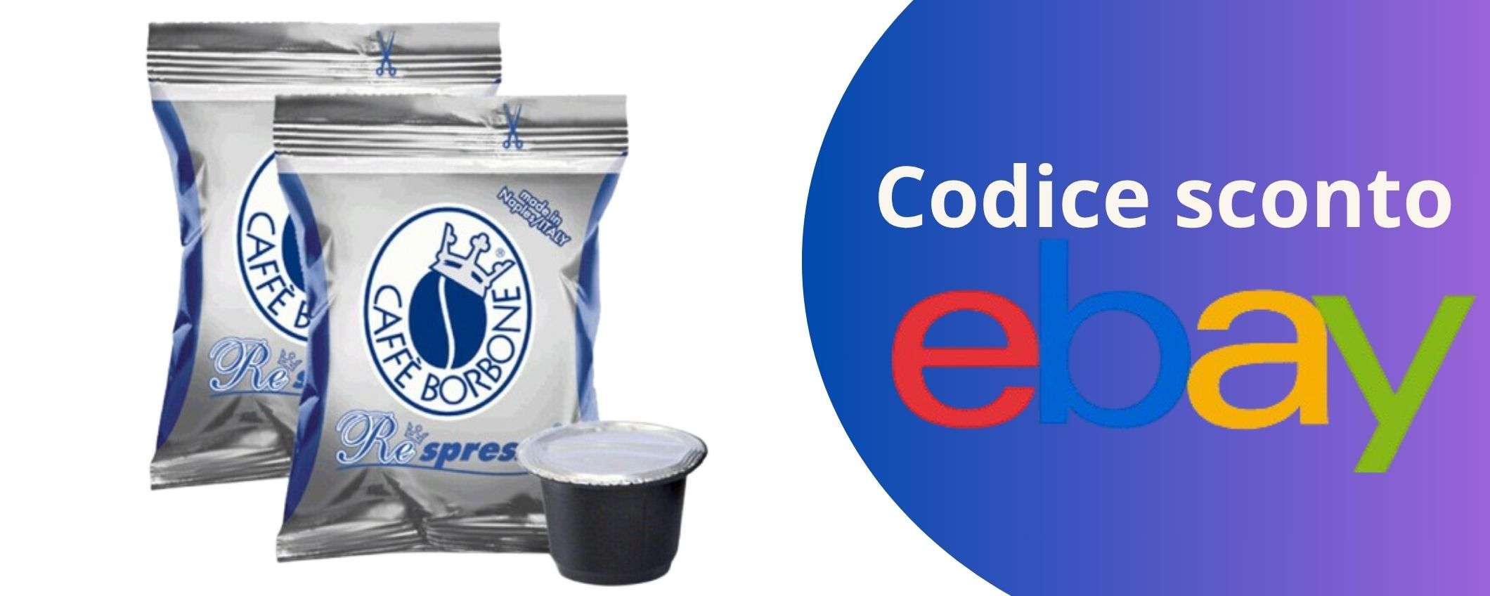 Risparmia ora con la promo limitata: 400 capsule di Borbone Blu a prezzo imperdibile! Risparmia ora con la promo limitata: 400 capsule di Borbone Blu a prezzo imperdibile!