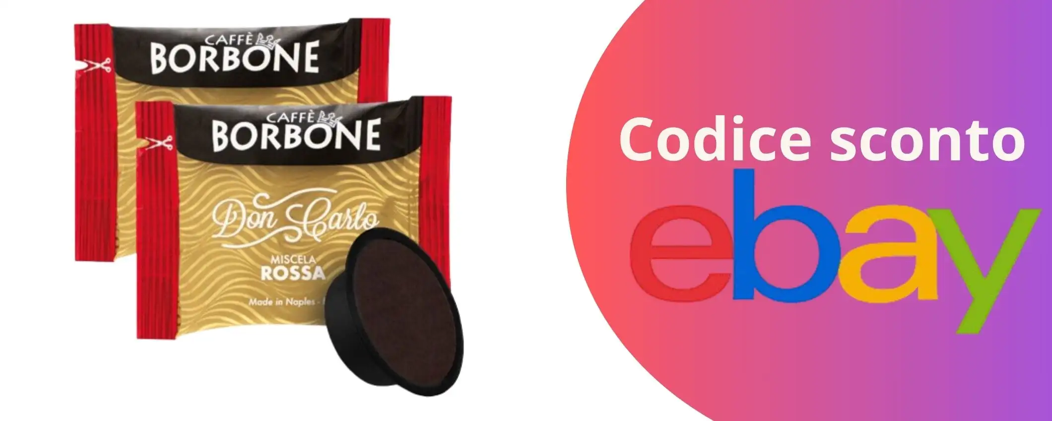 200 capsule Borbone Don Carlo: l'espresso napoletano a casa tua, ora in super offerta!