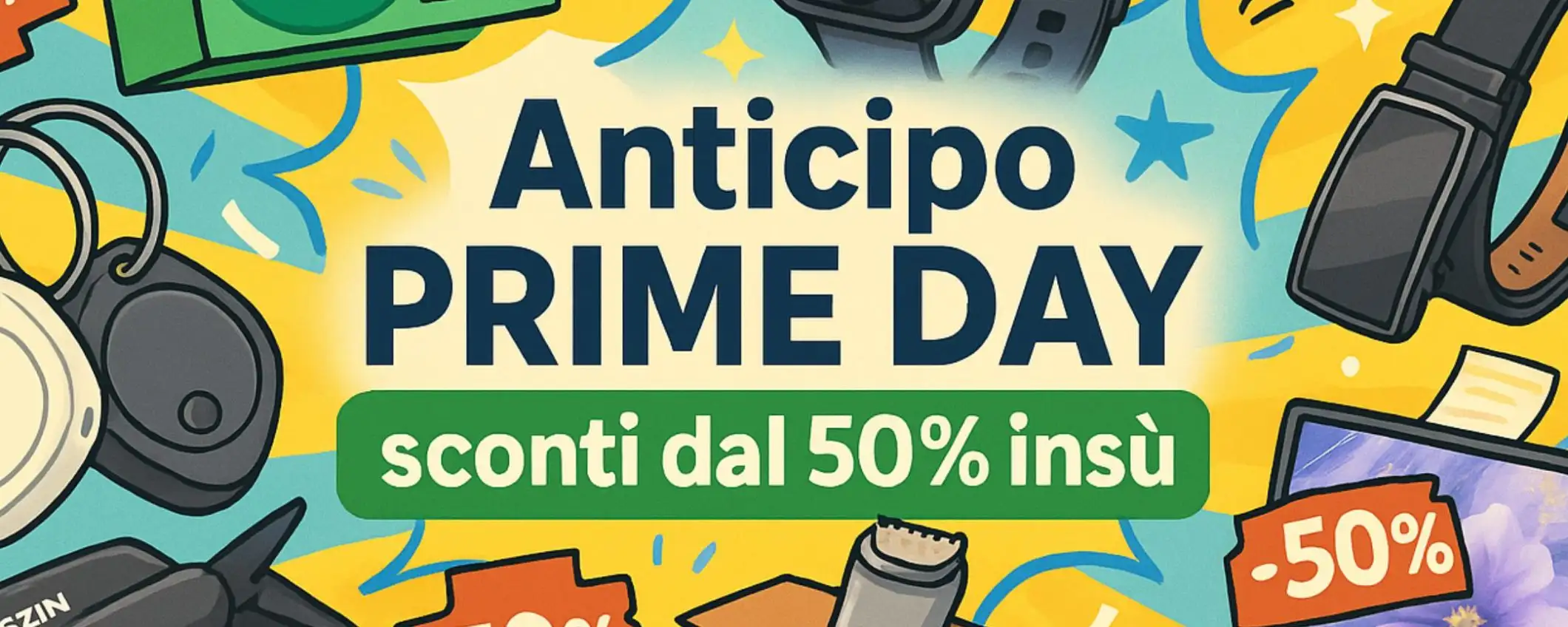 Anticipo Amazon PRIME DAY 2025: BOMBE con sconti dal 50% in su (da 14,99€) Anticipo Amazon PRIME DAY 2025: BOMBE con sconti dal 50% in su (da 14,99€)