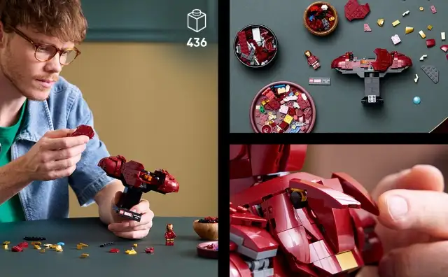 Busto LEGO Iron Man Amazon