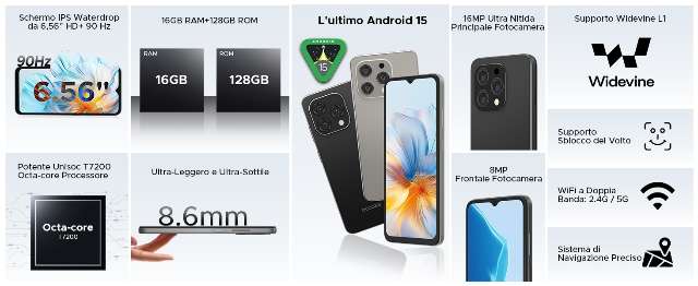 Doogee N55 specifiche