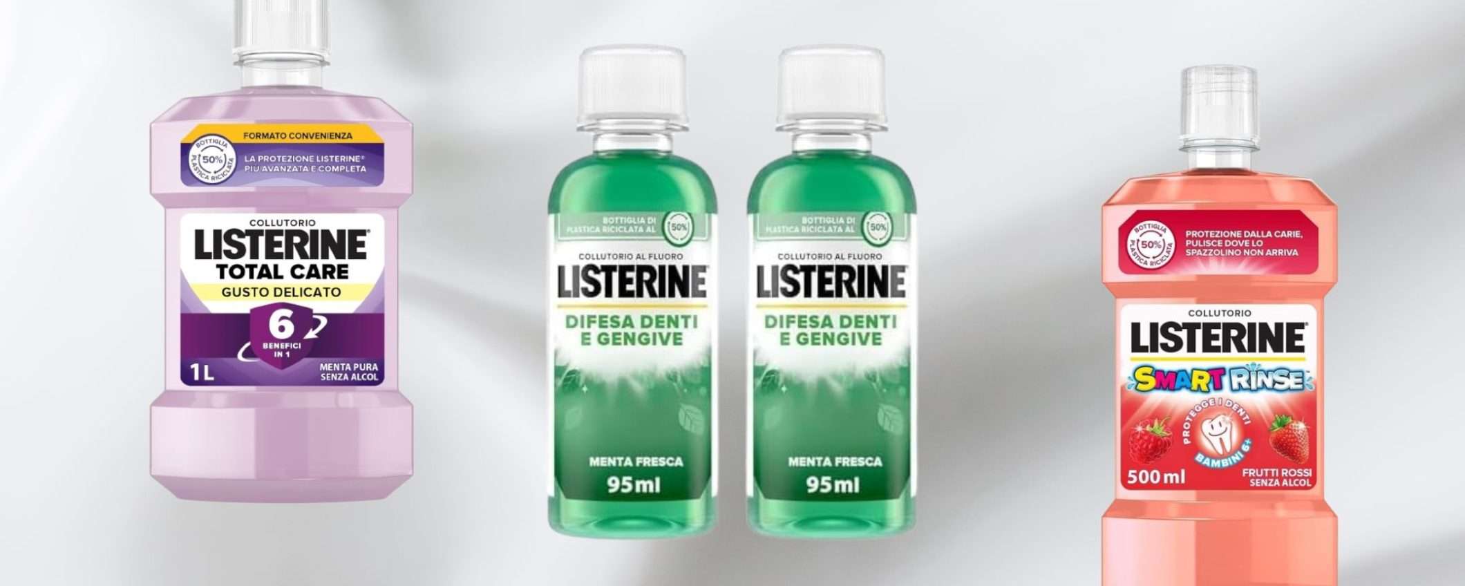 Amazon SVUOTATUTTO Listerine: collutorio premium in promo da 2,20€ Amazon SVUOTATUTTO Listerine: collutorio premium in promo da 2,20€