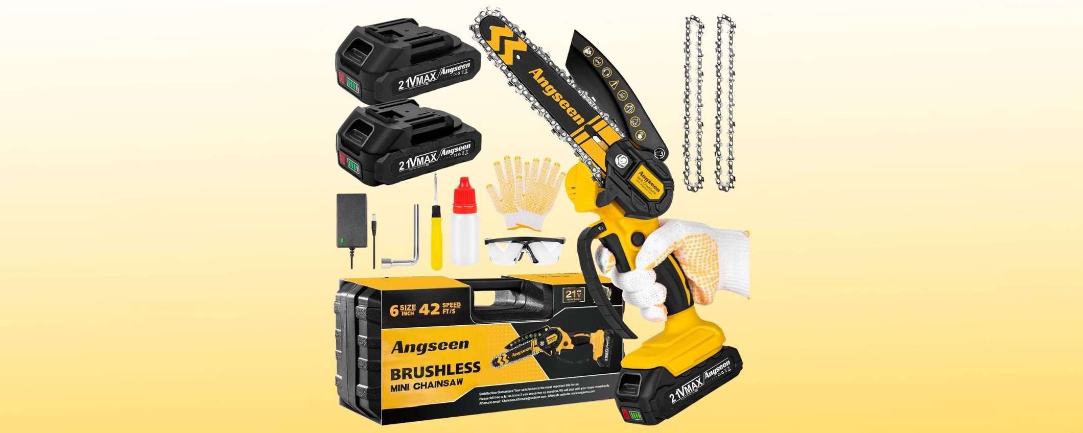 Mini motosega POTENTE e ACCESSORIATA a 35 euro: l'occasione shock su Amazon Mini motosega POTENTE e ACCESSORIATA a 35 euro: l'occasione shock su Amazon