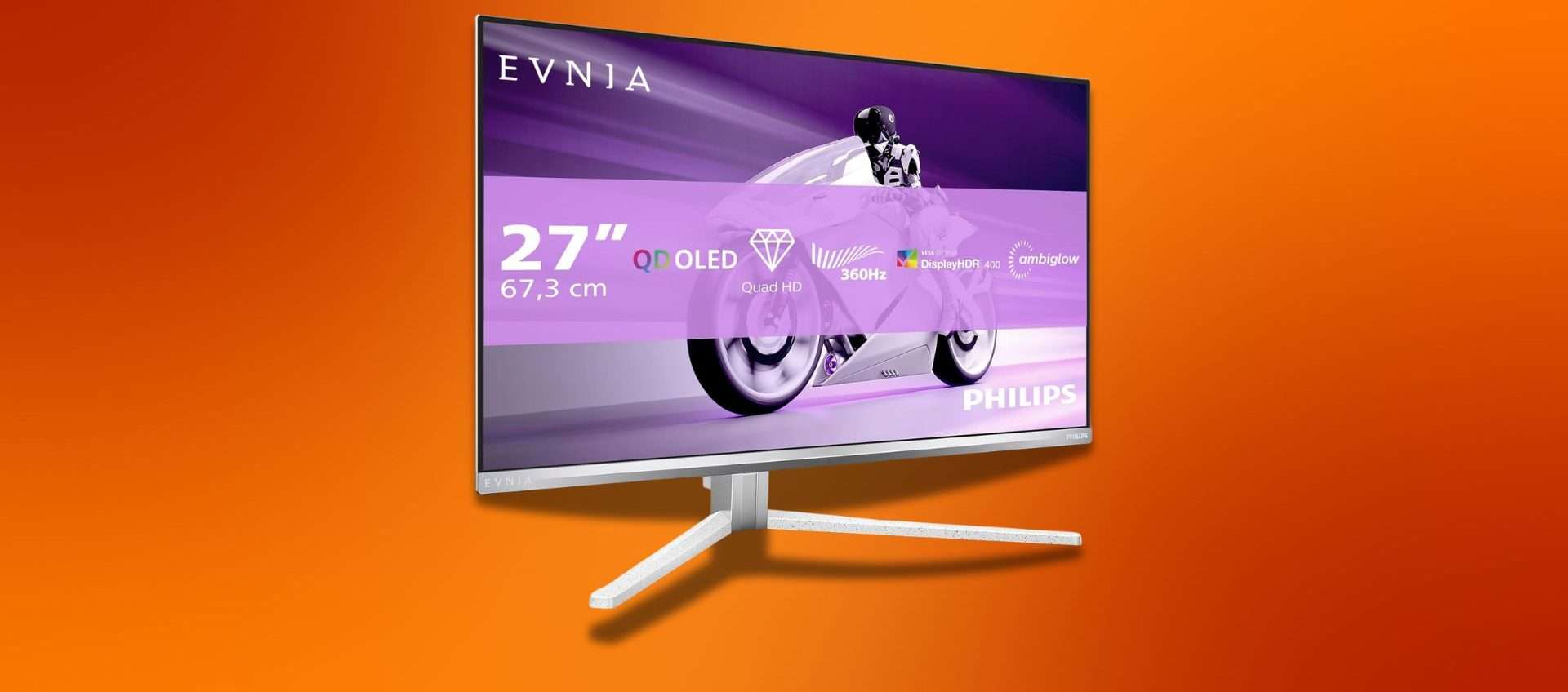 Philips Evnia in super offerta: monitor OLED QHD da 27 Philips Evnia in super offerta: monitor OLED QHD da 27