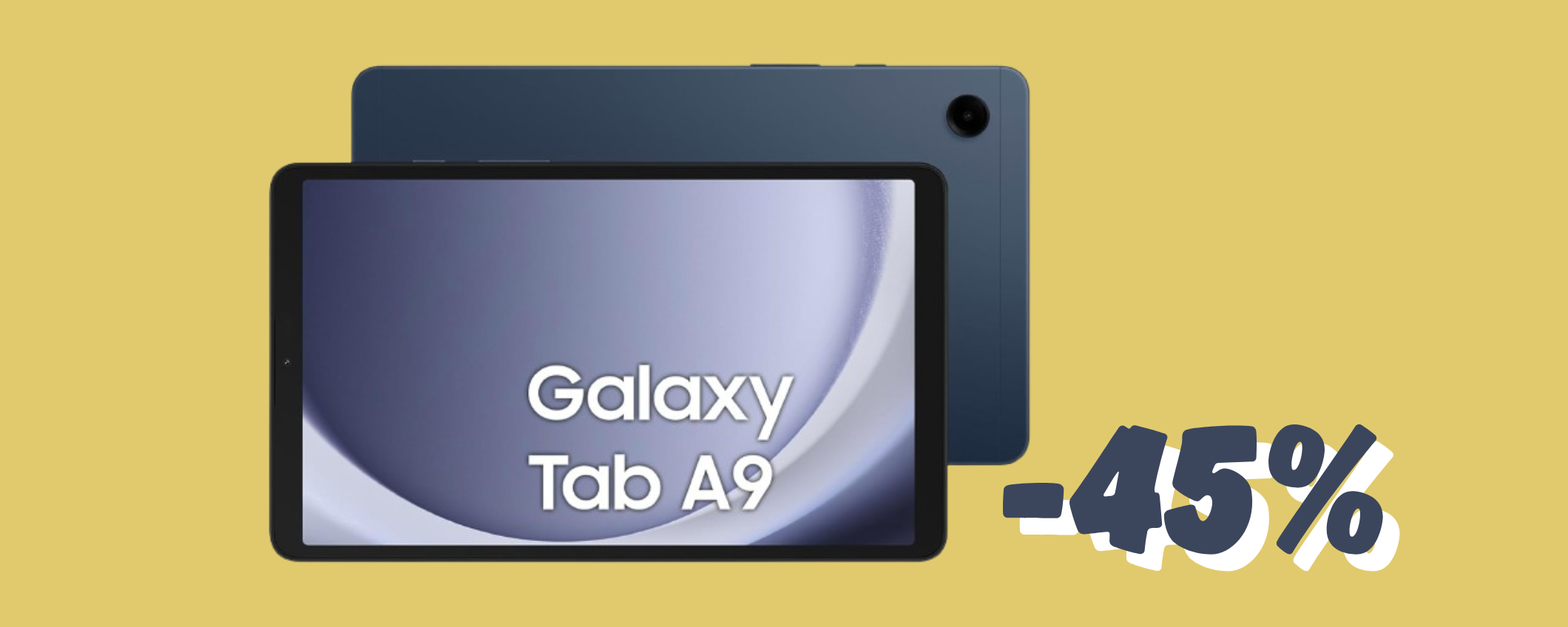 Il Samsung Galaxy Tab A9: il tablet al -45% Il Samsung Galaxy Tab A9: il tablet al -45%