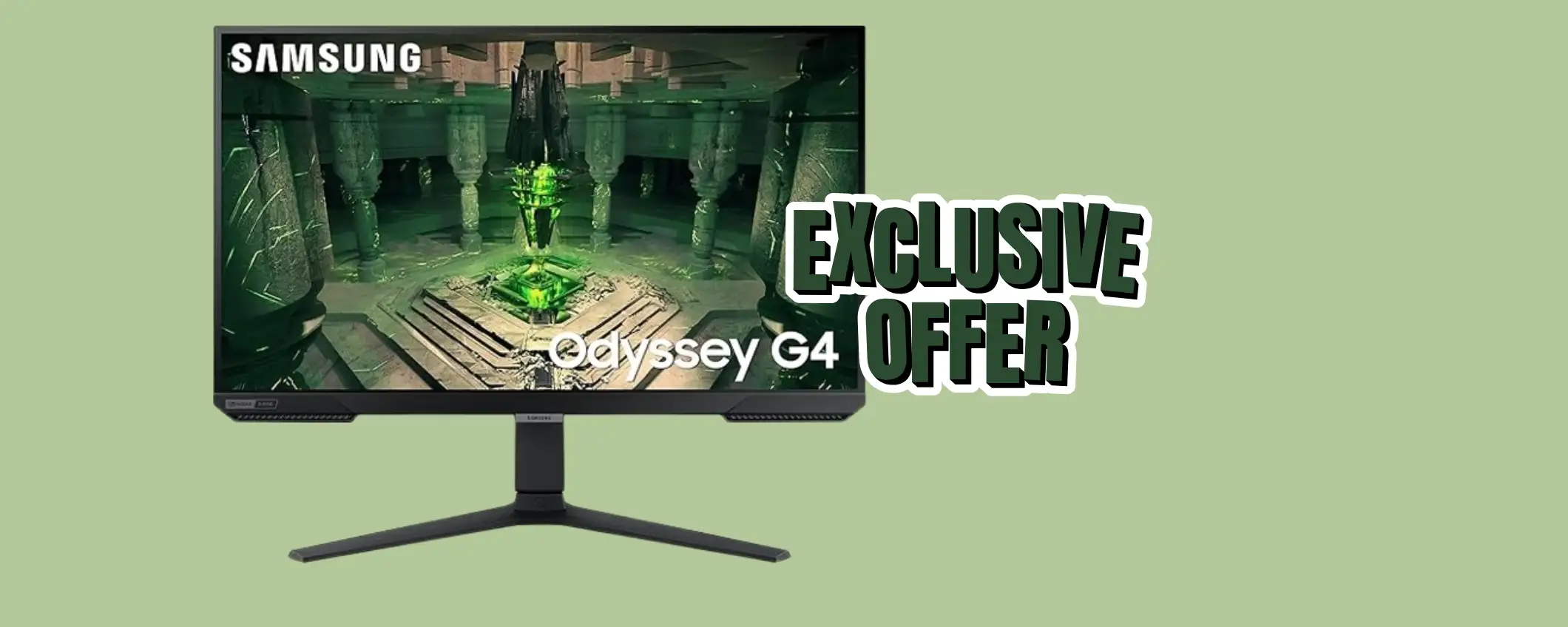 Samsung Odyssey G4: ora in sconto Samsung Odyssey G4: ora in sconto