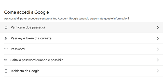 Password: controllo periodico e sostituzione