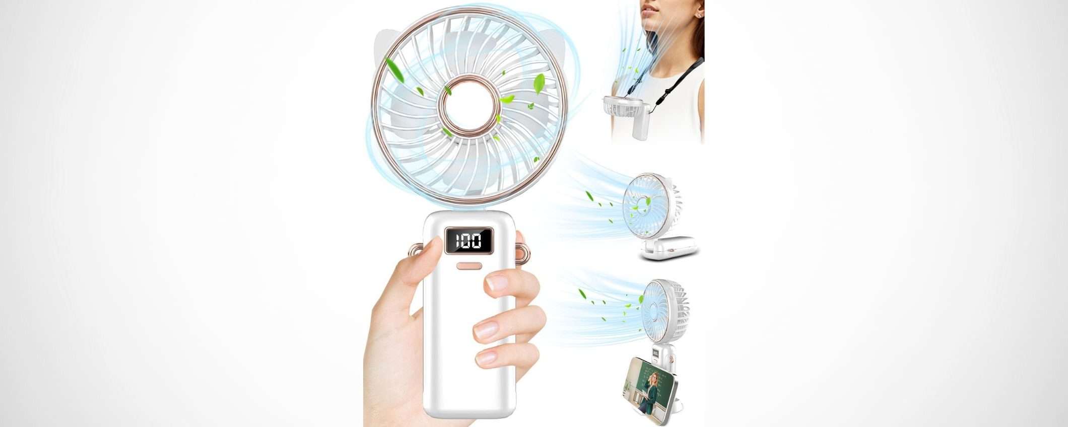 Stai al fresco con questo ventilatore portatile 5-in-1 in DOPPIO SCONTO Amazon Stai al fresco con questo ventilatore portatile 5-in-1 in DOPPIO SCONTO Amazon