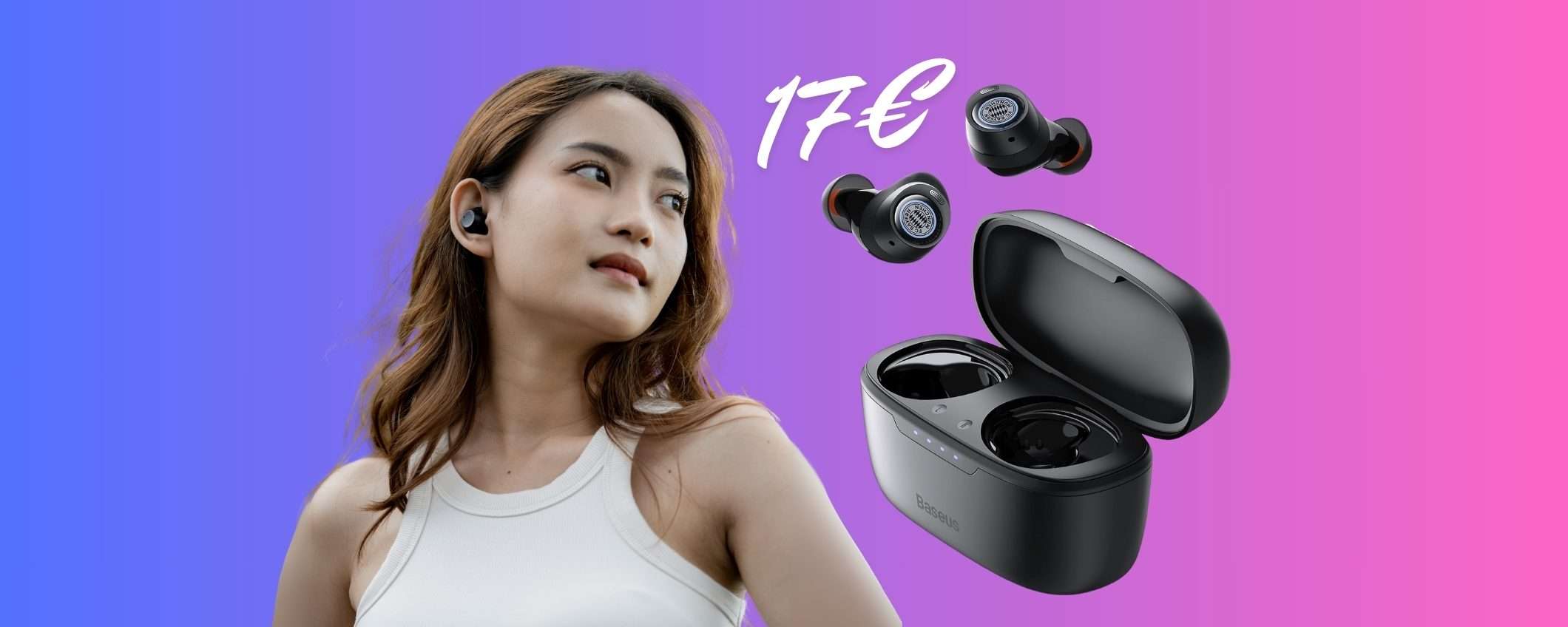 Auricolari wireless con cancellazione del rumore a soli 17€ Auricolari wireless con cancellazione del rumore a soli 17€