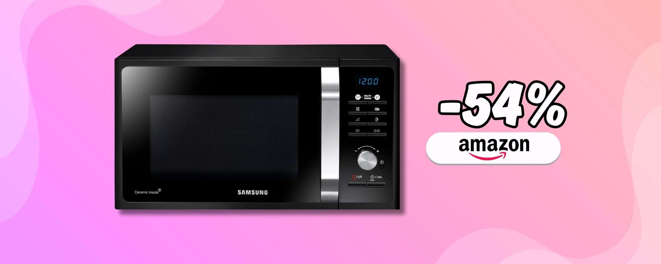 Microonde Samsung con Grill a prezzo disintegrato: 99€ è l'affare Microonde Samsung con Grill a prezzo disintegrato: 99€ è l'affare