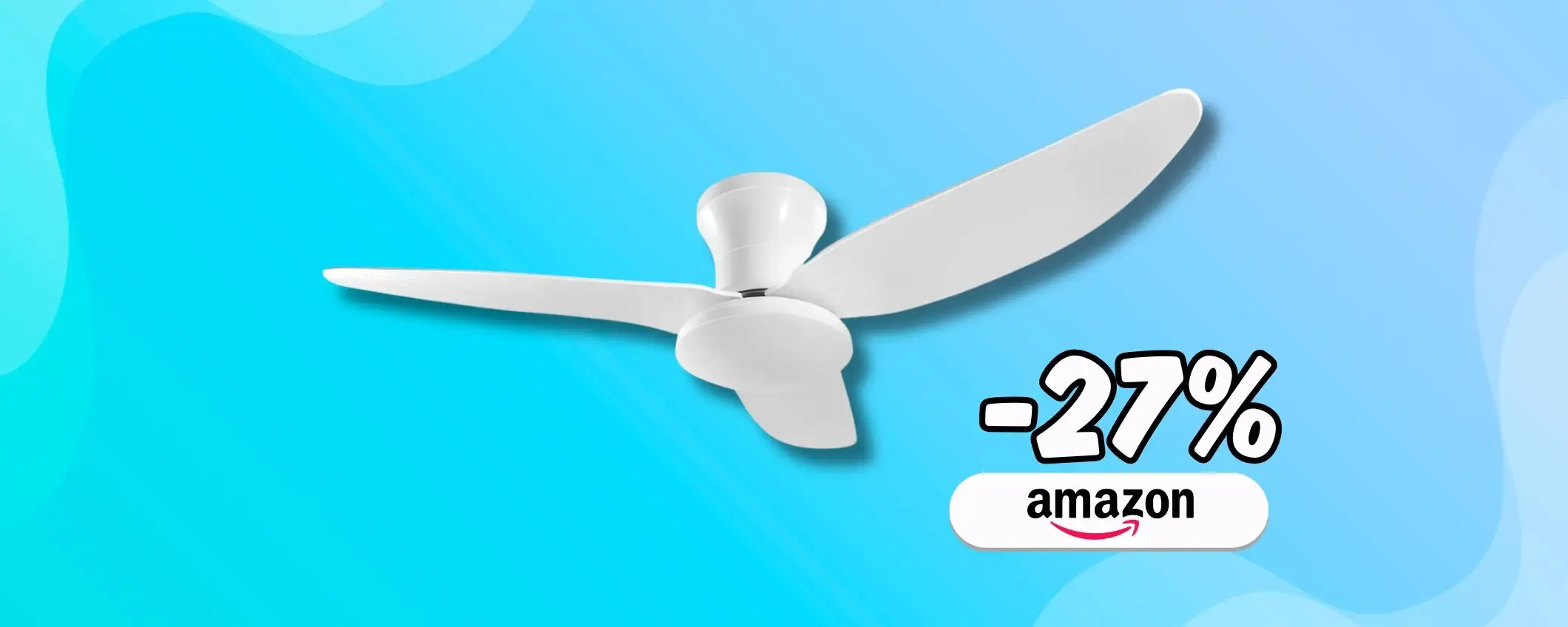 Sconfiggi il caldo con il ventilatore da soffitto 100cm, una bomba di fresco Sconfiggi il caldo con il ventilatore da soffitto 100cm, una bomba di fresco
