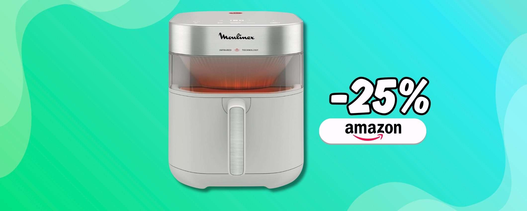 Moulinex Easy Fry Infrared è la nuova frontiera con cottura a infrarossi Moulinex Easy Fry Infrared è la nuova frontiera con cottura a infrarossi
