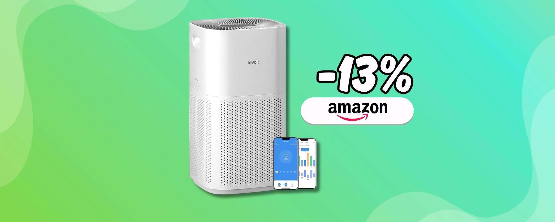 Purificatore d'aria per 150㎡, basta solo lui con le funzioni smart (-13%) Purificatore d'aria per 150㎡, basta solo lui con le funzioni smart (-13%)