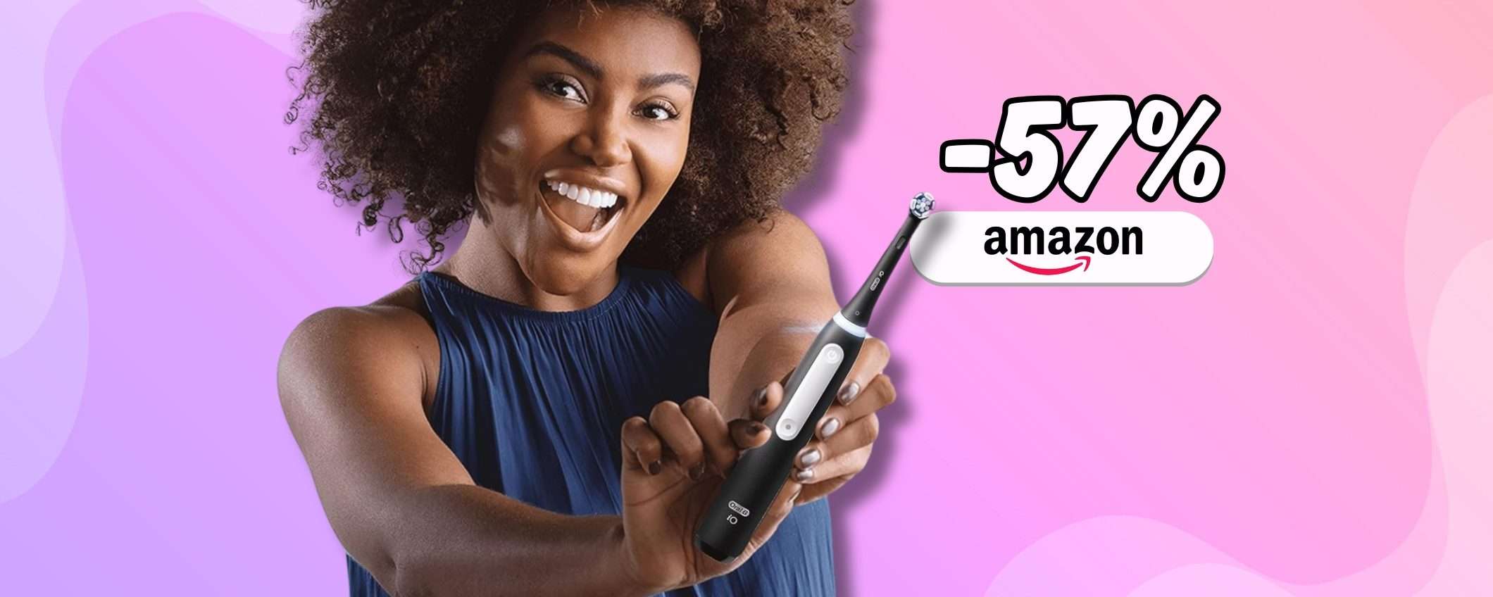 Oral-B iO 3 è letteralmente svenduto su Amazon, sconto 57% in corso Oral-B iO 3 è letteralmente svenduto su Amazon, sconto 57% in corso