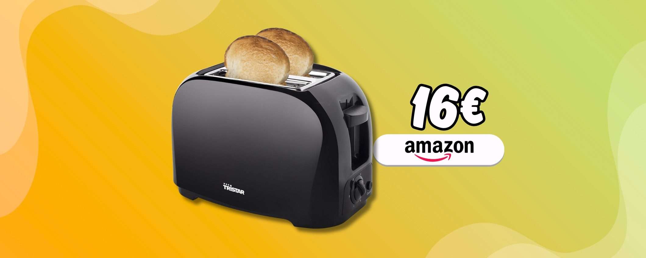 Tostapane per colazione da campioni, 16€ costa pochissimo su Amazon