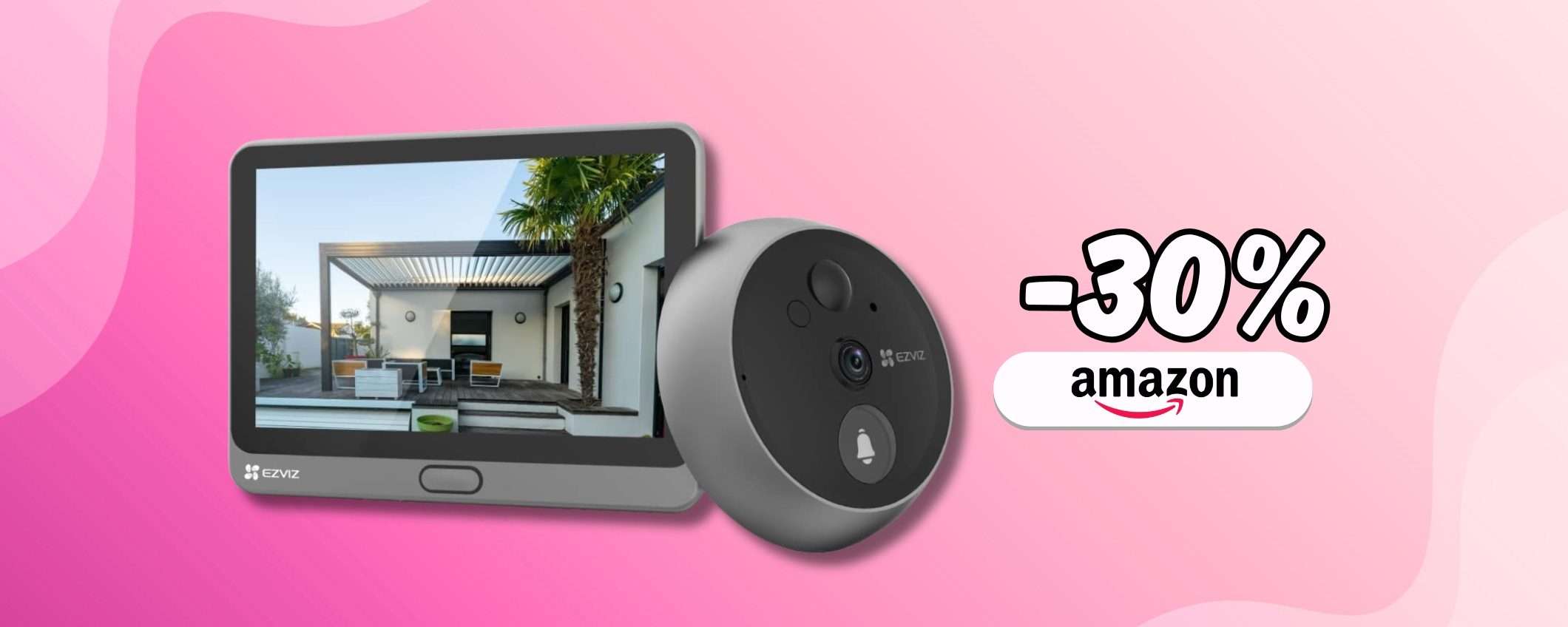 Il citofono diventa una videocamera senza fili con Ezviz CP4, prezzo TOP Il citofono diventa una videocamera senza fili con Ezviz CP4, prezzo TOP