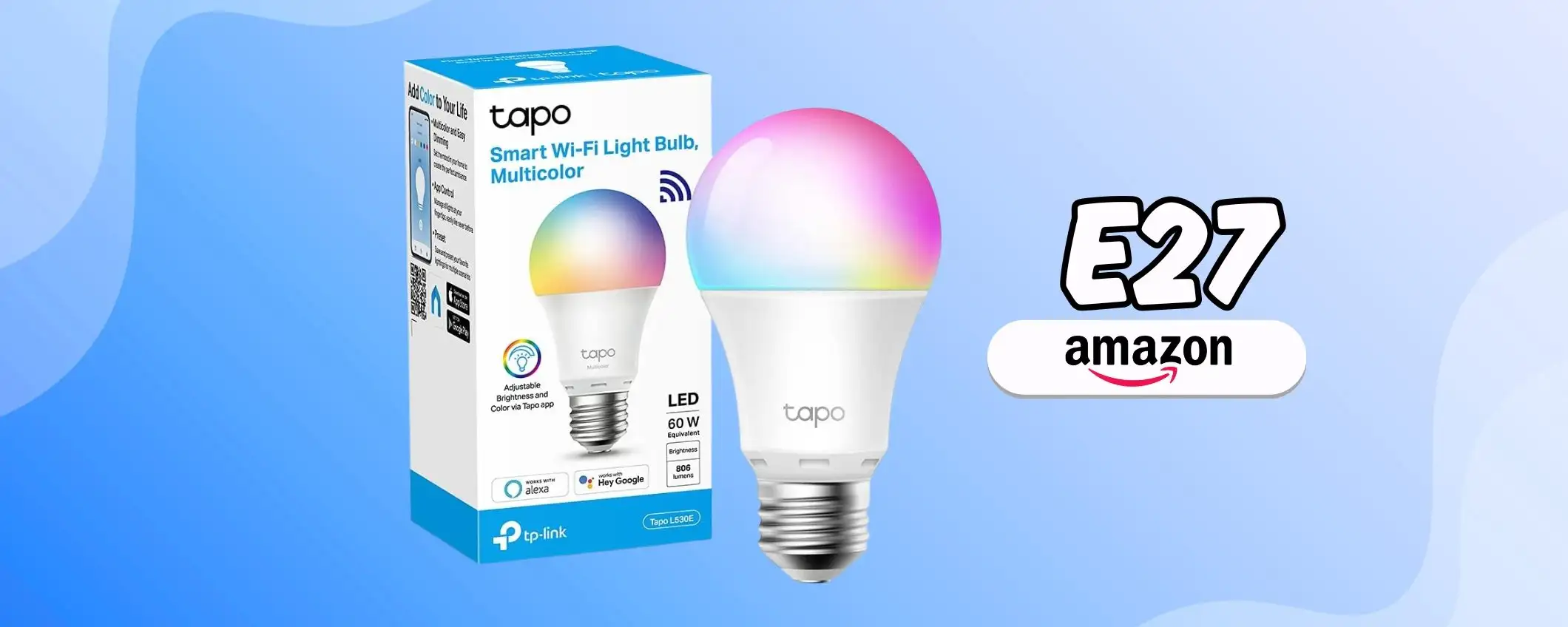 Con meno di 10€ la lampadina TAPO rivoluziona la luce in casa (Smart LED) Con meno di 10€ la lampadina TAPO rivoluziona la luce in casa (Smart LED)