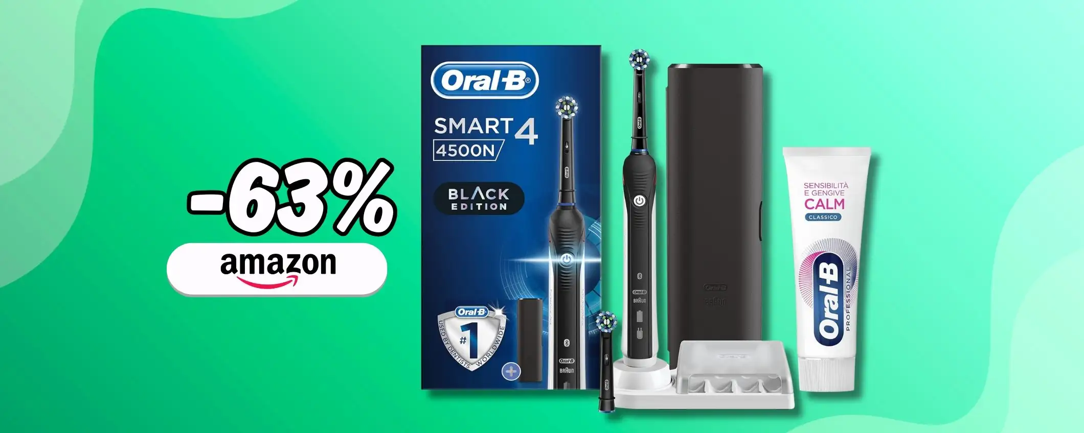 Svenduto lo spazzolino Oral-B Smart 4 4500, si connette allo smartphone Svenduto lo spazzolino Oral-B Smart 4 4500, si connette allo smartphone