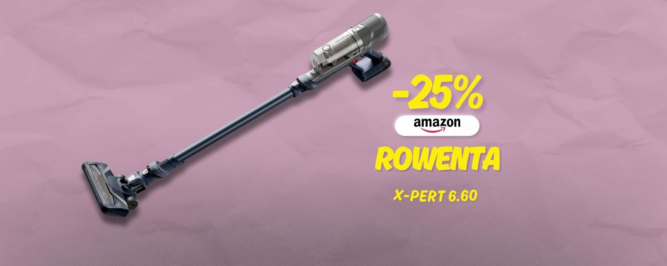 Rowenta X-PERT 6.60 spazza via anche il prezzo con i suoi 100W potentissimi Rowenta X-PERT 6.60 spazza via anche il prezzo con i suoi 100W potentissimi