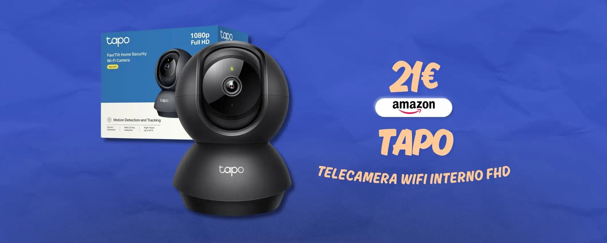 Tapo C201 riprende la casa in FHD e a 360° con funzioni avanzate, tua a 21€ Tapo C201 riprende la casa in FHD e a 360° con funzioni avanzate, tua a 21€