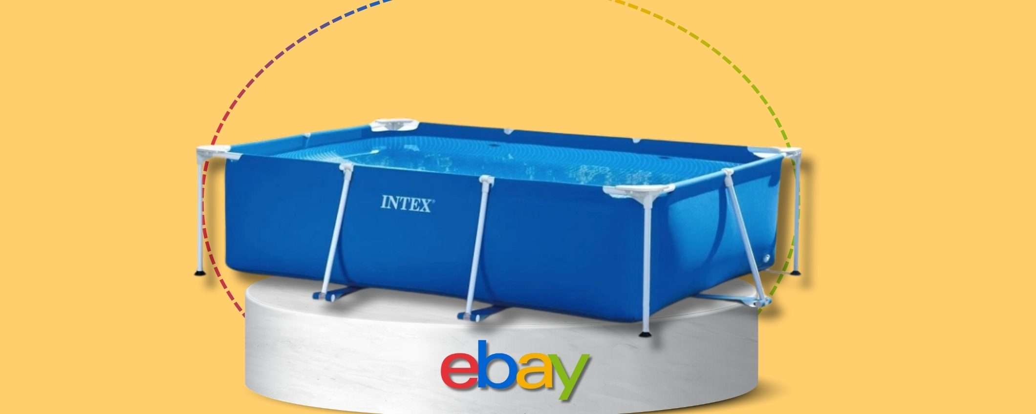 Neanche 120 euro per la tua piscina Intex: estate da vivere (3x2x0,75m) Neanche 120 euro per la tua piscina Intex: estate da vivere (3x2x0,75m)