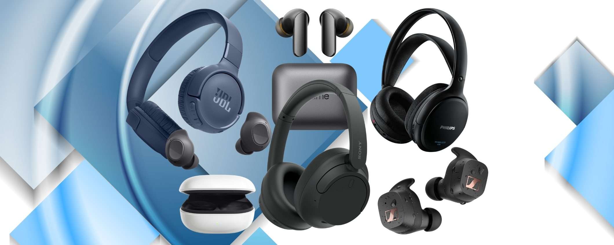 Cuffie e auricolari wireless con sconti assurdi solo oggi su Amazon Cuffie e auricolari wireless con sconti assurdi solo oggi su Amazon