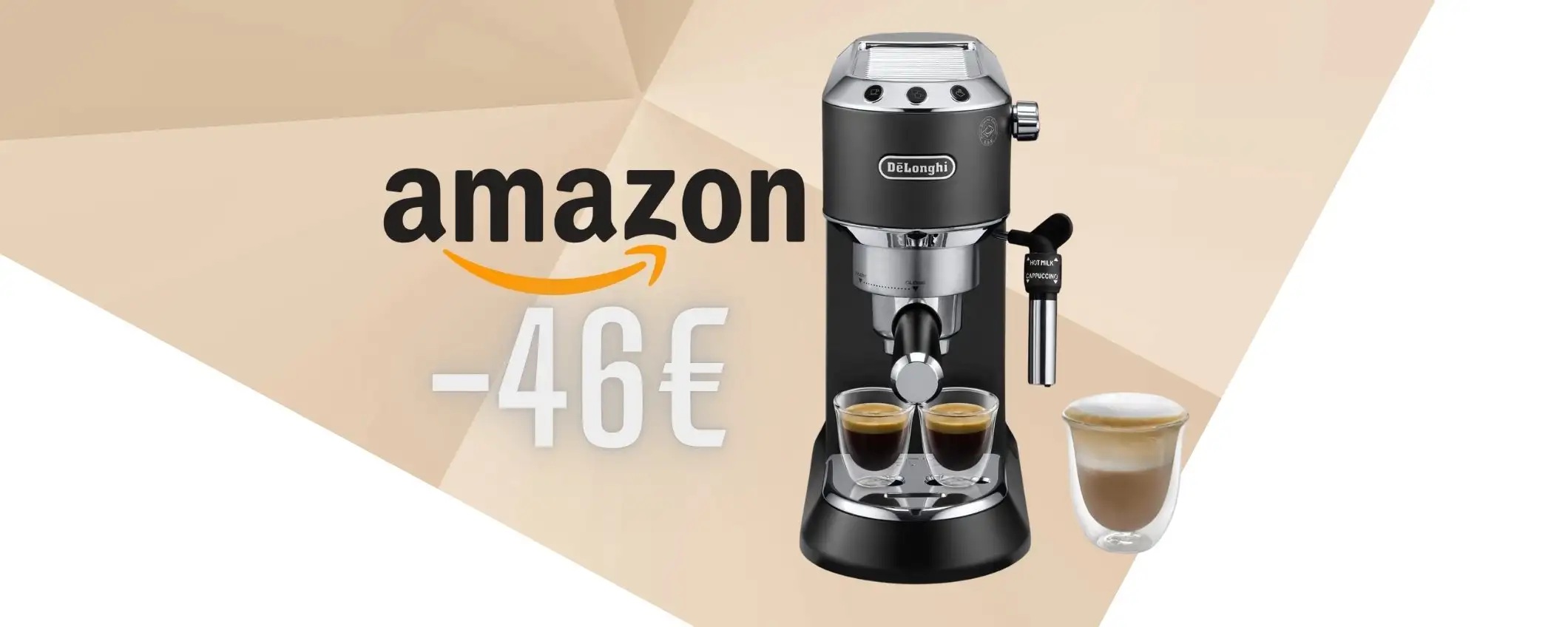 De'Longhi Dedica: macchina per il caffè e il cappuccino come al bar (-23%) De'Longhi Dedica: macchina per il caffè e il cappuccino come al bar (-23%)