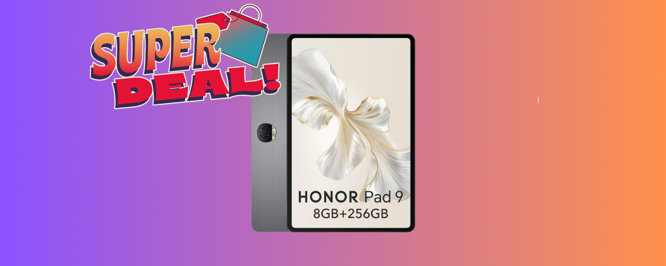 HONOR Pad 9: prezzo al ribasso per il tablet di ultima generazione
