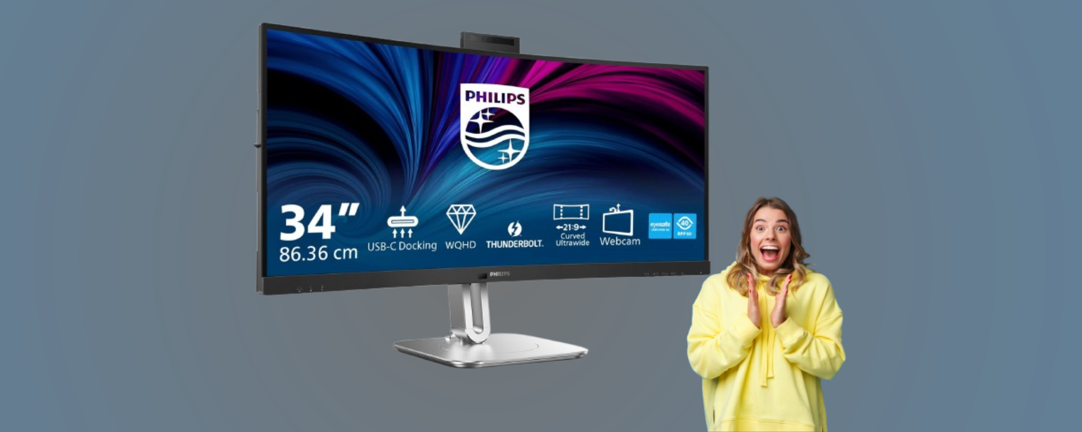 Il monitor curvo Philips: potente e in sconto Il monitor curvo Philips: potente e in sconto