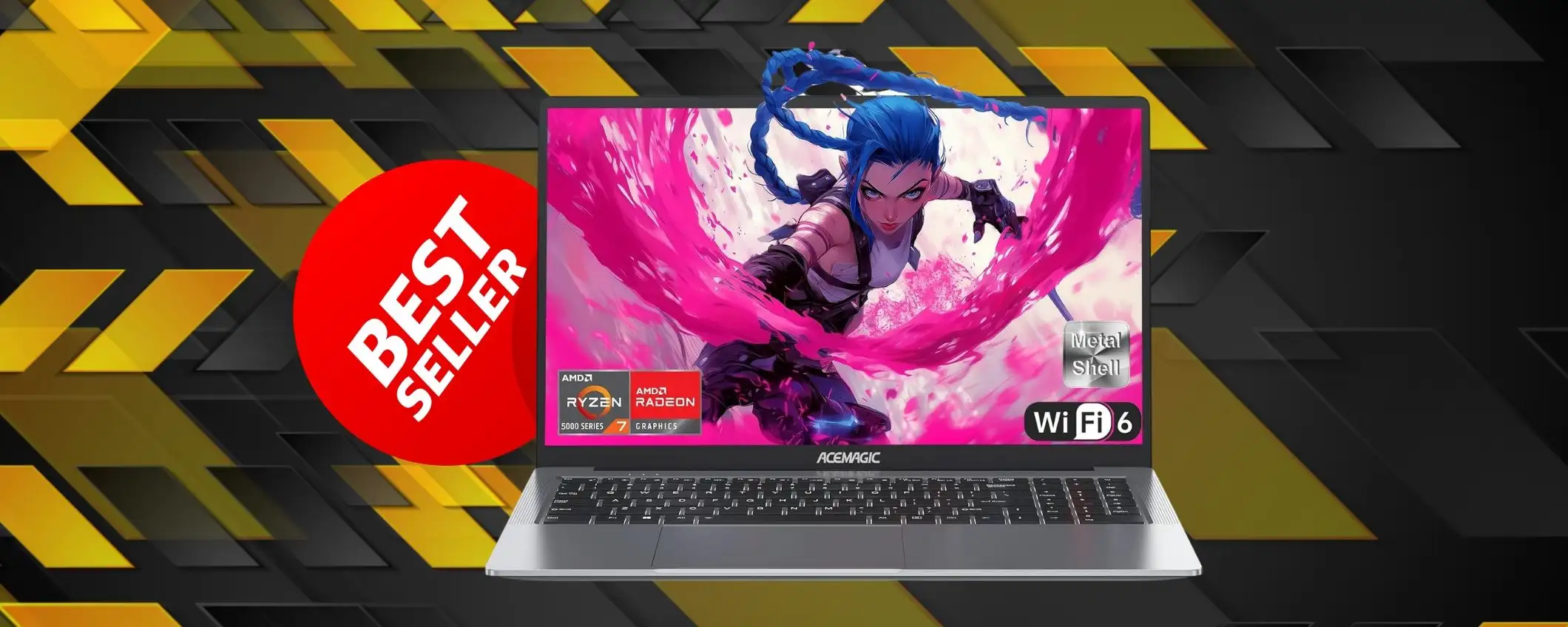 Notebook con AMD Ryzen 7, 16GB di RAM e SSD da 512GB a 409€ Notebook con AMD Ryzen 7, 16GB di RAM e SSD da 512GB a 409€