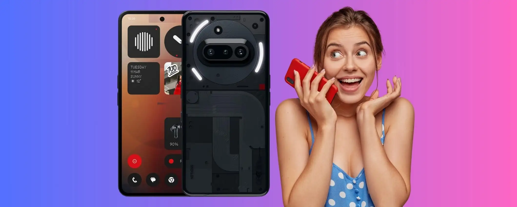 Nothing Phone (3a) da 128 GB: grande smartphone con risparmio di 59€