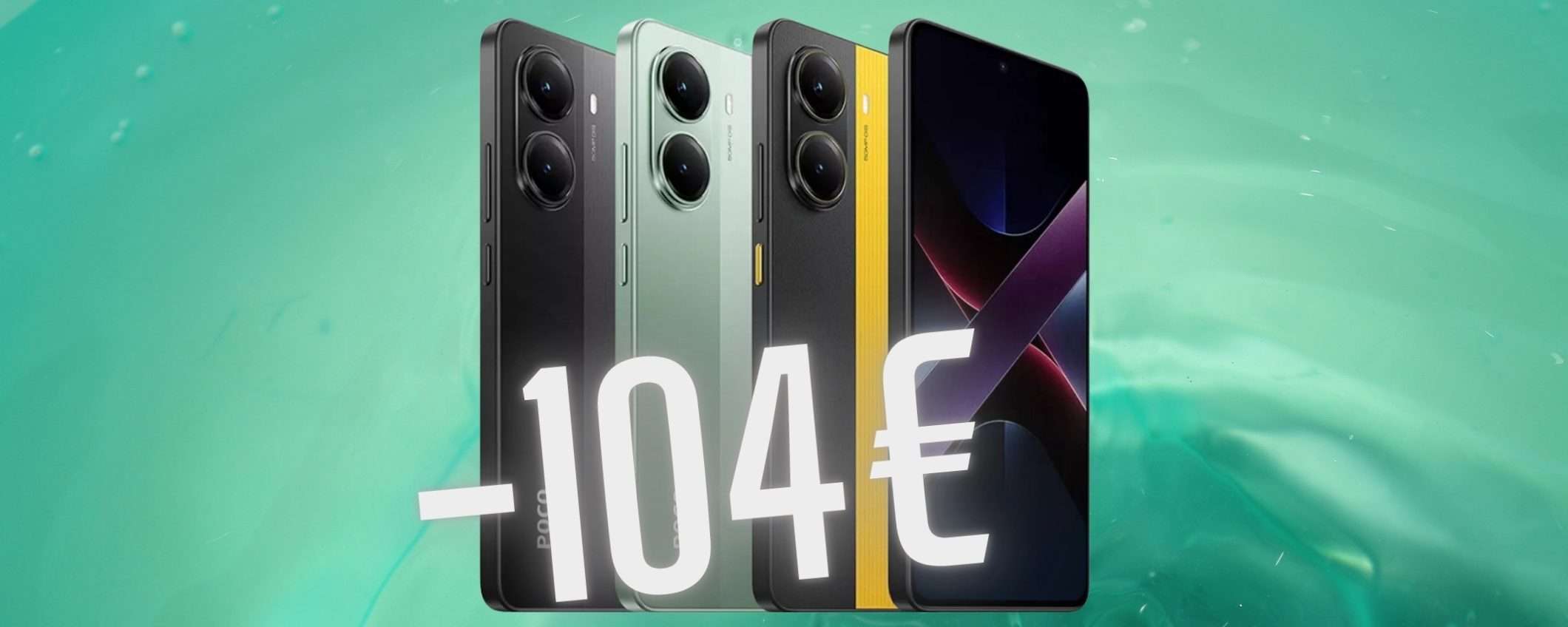 POCO X7 Pro 5G (8/256GB) con batteria da 6000mAh e IP68 ora a 104€ in MENO POCO X7 Pro 5G (8/256GB) con batteria da 6000mAh e IP68 ora a 104€ in MENO