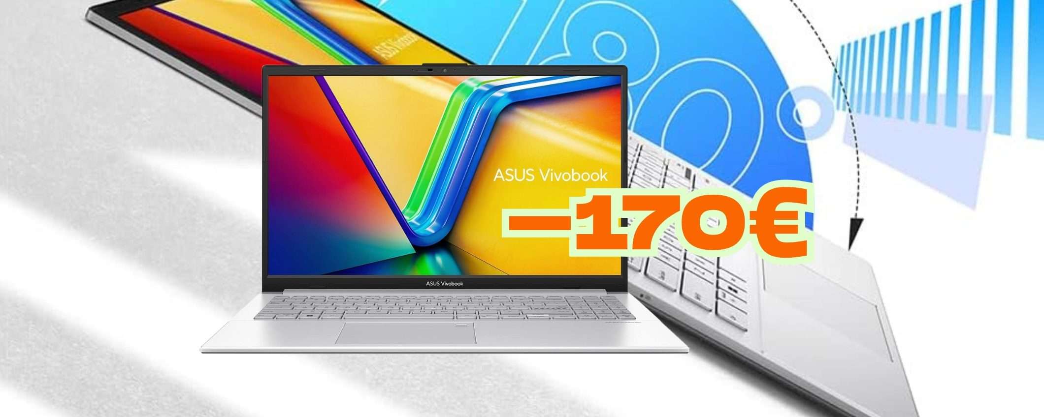 Portatile ASUS Vivobook Go 15 con Ryzen 5 a un prezzo strepitoso (-170€) Portatile ASUS Vivobook Go 15 con Ryzen 5 a un prezzo strepitoso (-170€)
