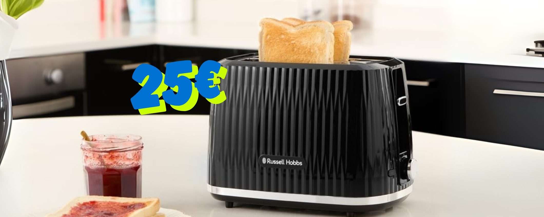 Russell Hobbs: tostapane con 6 livelli di doratura, scongela e riscalda (25€) Russell Hobbs: tostapane con 6 livelli di doratura, scongela e riscalda (25€)