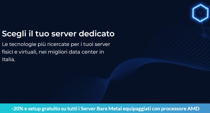 server dedicato aruba offerta