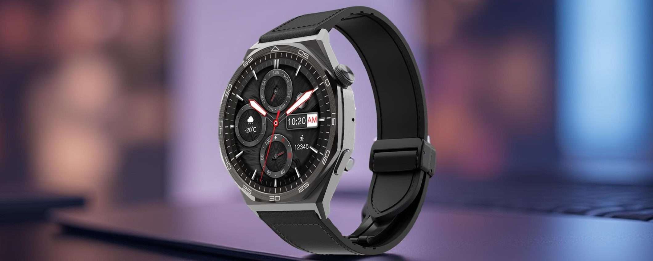Lenovo fa centro con un elegante smartwatch economico: ha TUTTO Lenovo fa centro con un elegante smartwatch economico: ha TUTTO