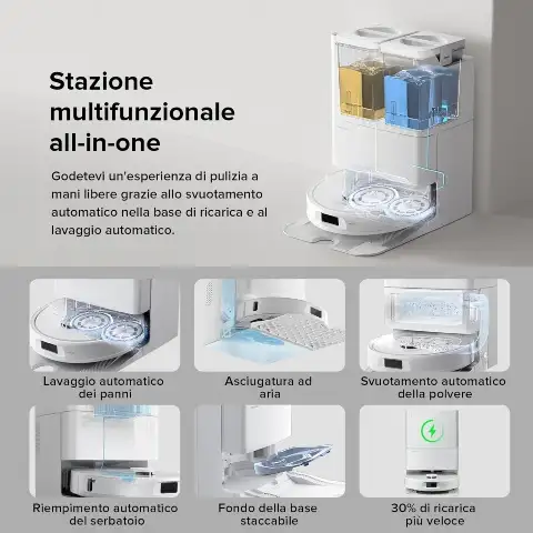 stazione robot aspirapolvere