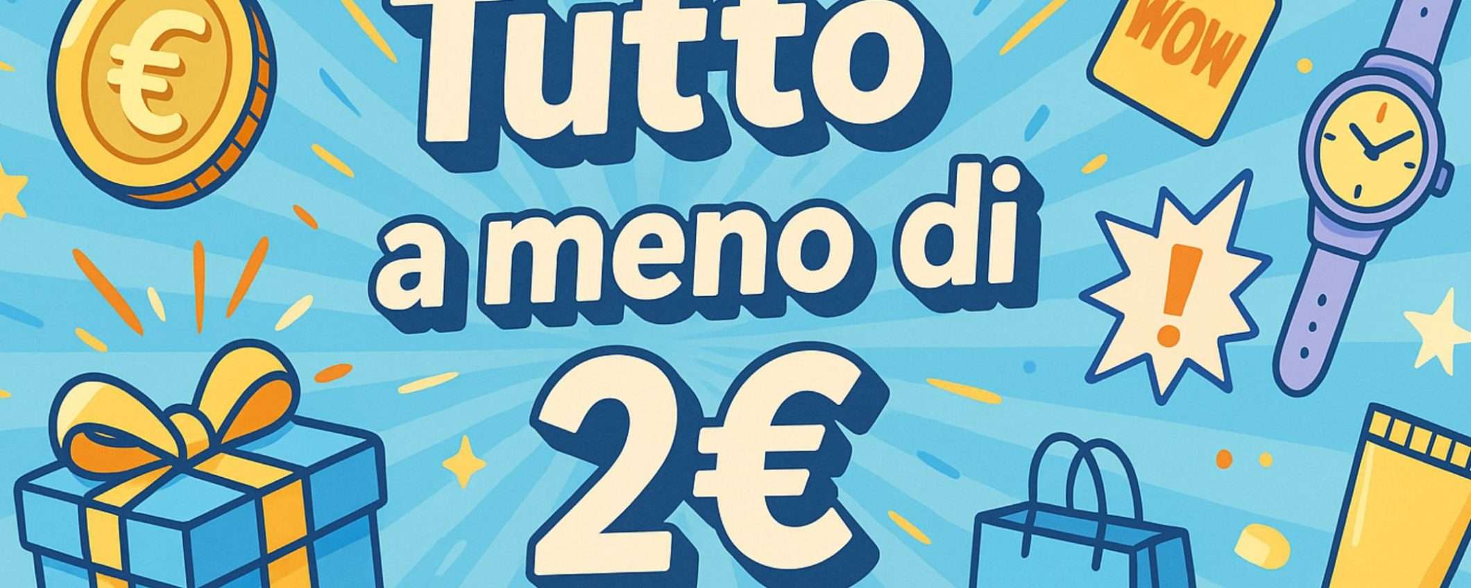 Il tutto a meno di 2€ CONQUISTA Amazon: 20 occasioni SHOCK Il tutto a meno di 2€ CONQUISTA Amazon: 20 occasioni SHOCK