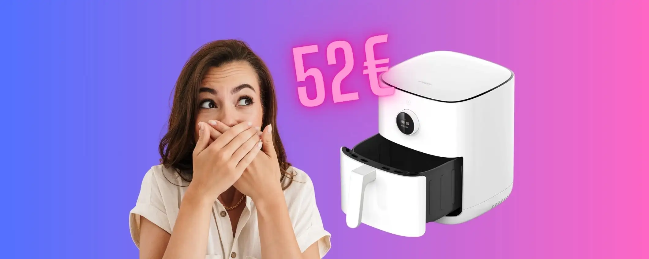 Xiaomi Smart Air Fryer: friggitrice ad aria da 4,5L a soli 52€, un AFFARE Xiaomi Smart Air Fryer: friggitrice ad aria da 4,5L a soli 52€, un AFFARE