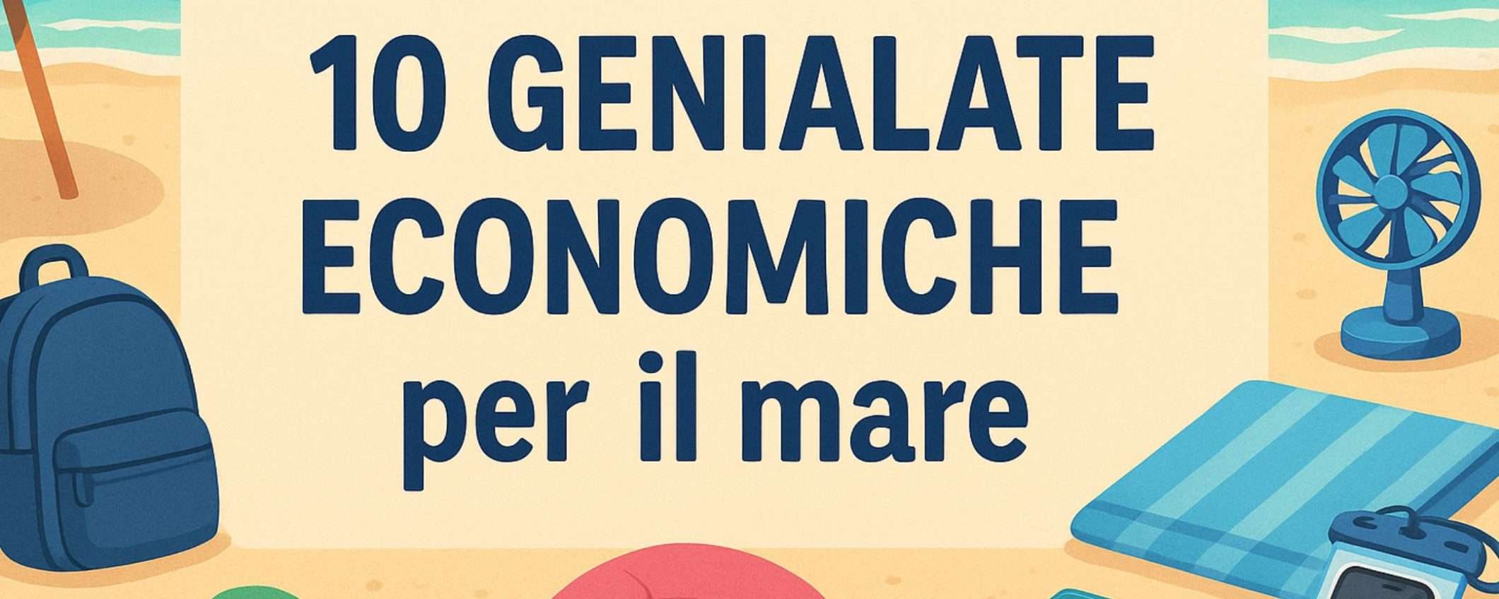 Ecco 10 GENIALATE economiche da avere quando vai al mare (Amazon) Ecco 10 GENIALATE economiche da avere quando vai al mare (Amazon)