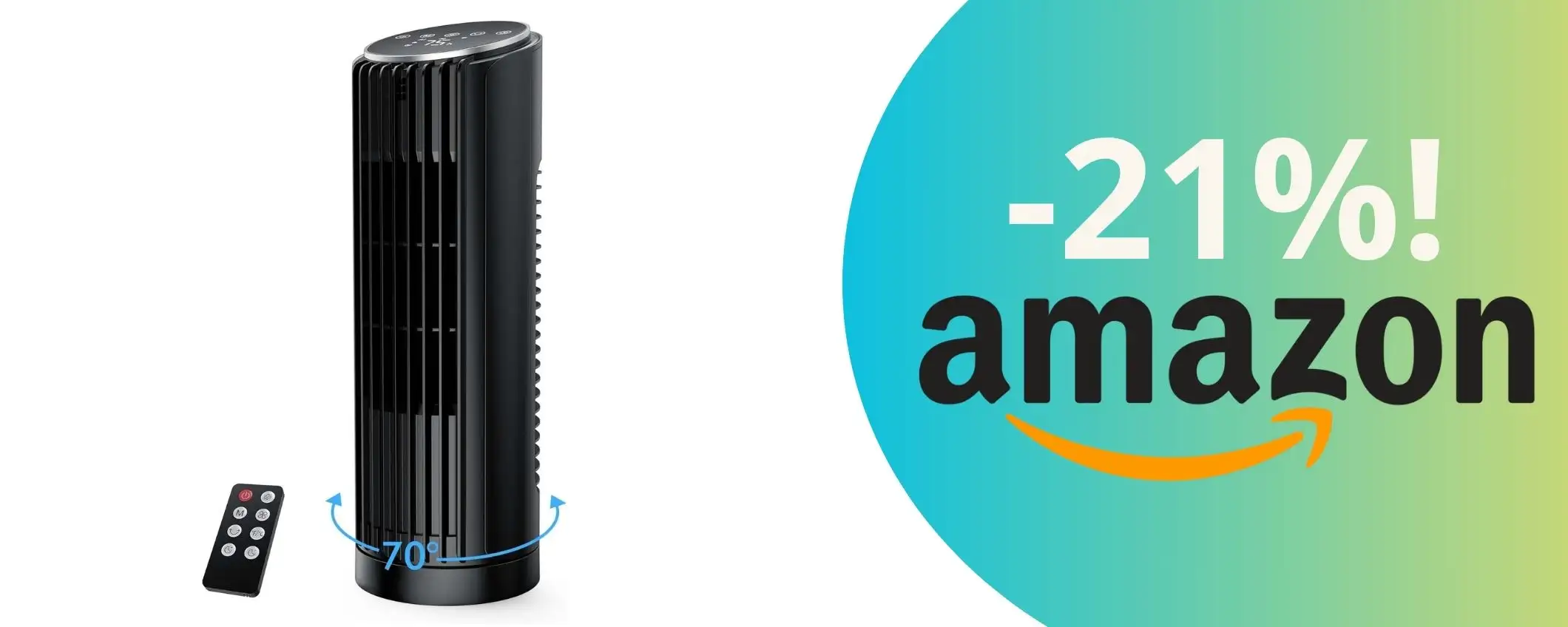 Il ventilatore a torre ultra silenzioso che ti cambierà la vita: il prezzo in super sconto! Il ventilatore a torre ultra silenzioso che ti cambierà la vita: il prezzo in super sconto!