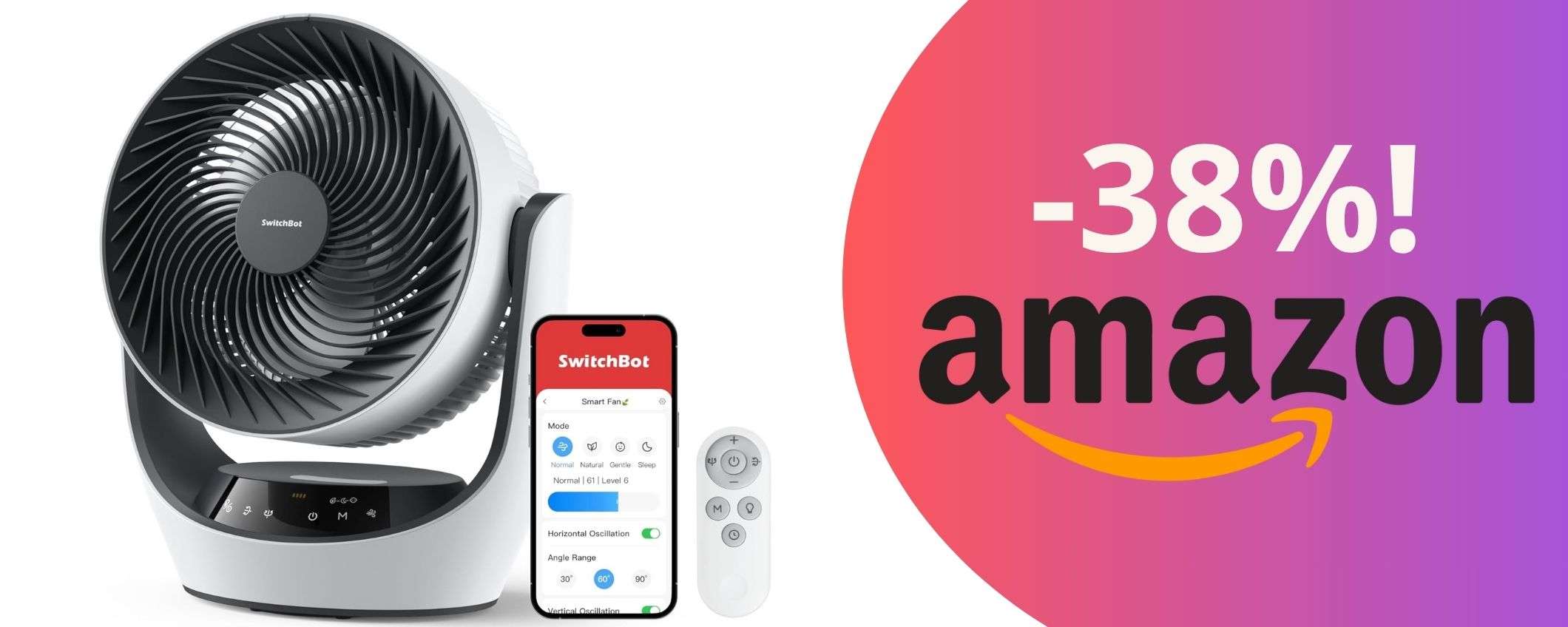 Il ventilatore SMART perfetto per l'estate: l'offerta imperdibile scade tra poche ore! Affrettati Il ventilatore SMART perfetto per l'estate: l'offerta imperdibile scade tra poche ore! Affrettati