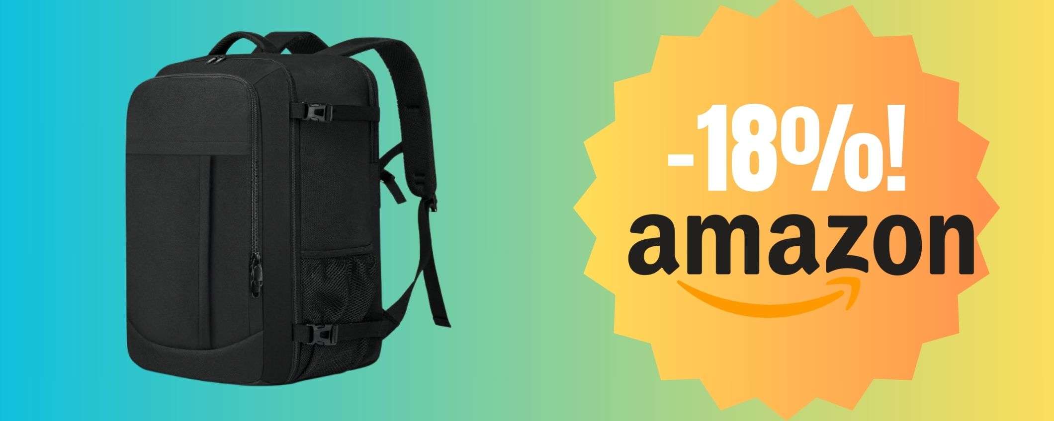 Zaino da viaggio da 44L in super sconto: capiente, comodo e qualità top! Zaino da viaggio da 44L in super sconto: capiente, comodo e qualità top!