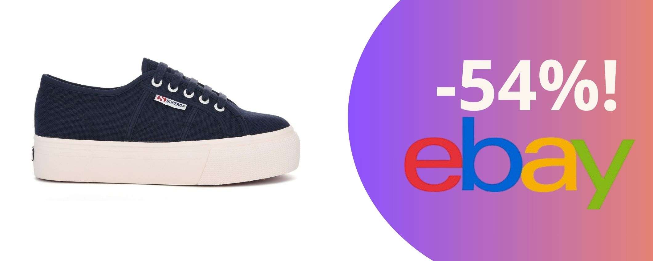 Le Superga 2790 in super sconto: tue al 54% in meno! Affrettati! Le Superga 2790 in super sconto: tue al 54% in meno! Affrettati!