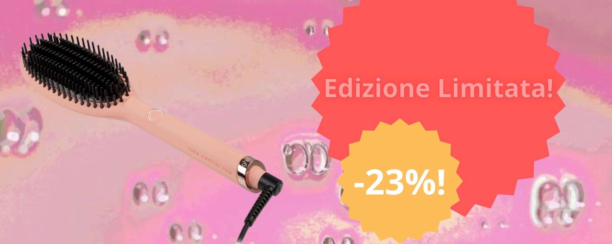 Spazzola lisciante ghd in EDIZIONE LIMITATA e con super sconto: capelli sempre perfetti a prezzo da urlo, affrettati! Spazzola lisciante ghd in EDIZIONE LIMITATA e con super sconto: capelli sempre perfetti a prezzo da urlo, affrettati!