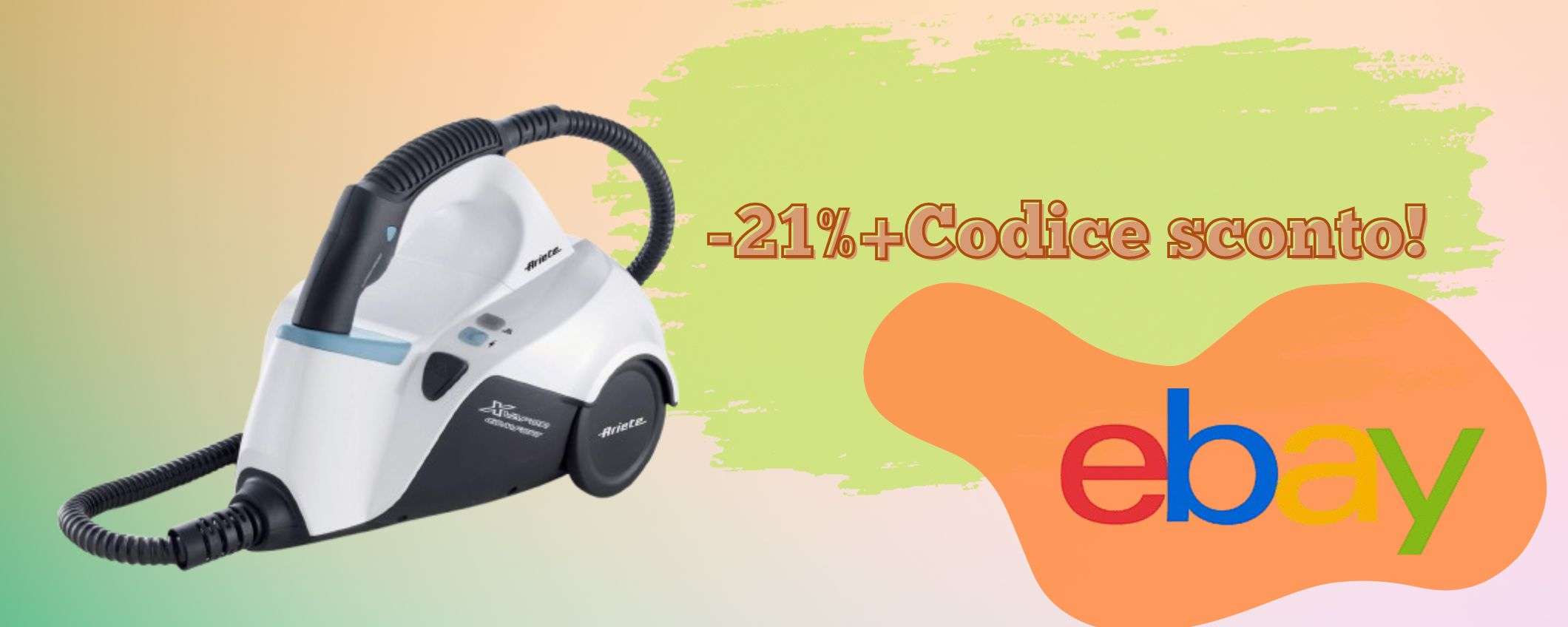 Il pulitore a vapore Ariete che rivoluziona la pulizia della tua casa: tuo a meno di 70€! Il pulitore a vapore Ariete che rivoluziona la pulizia della tua casa: tuo a meno di 70€!